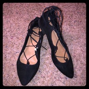 Missimo lace up flats